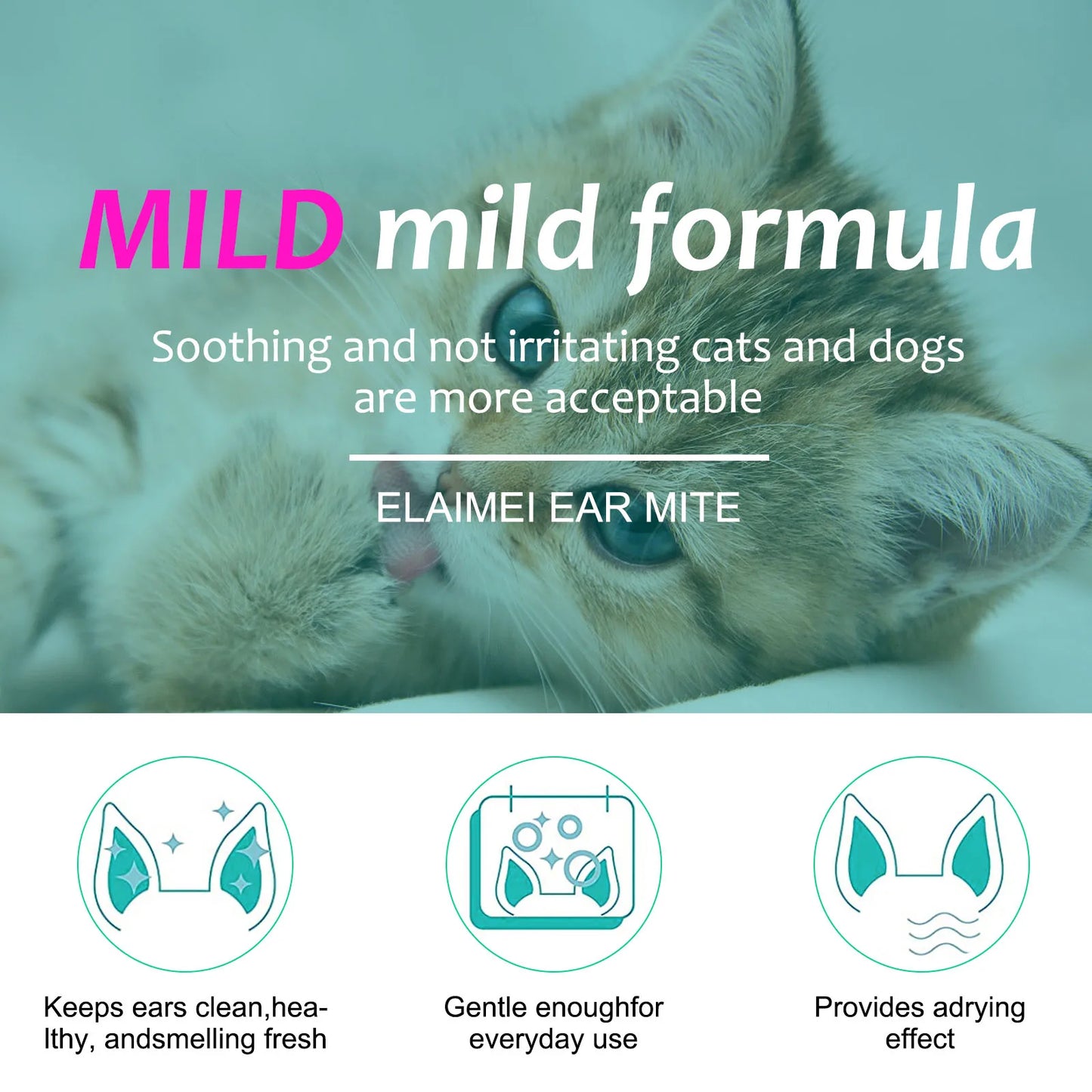 Aloe Ear Mite Treatment for Pets Medicine