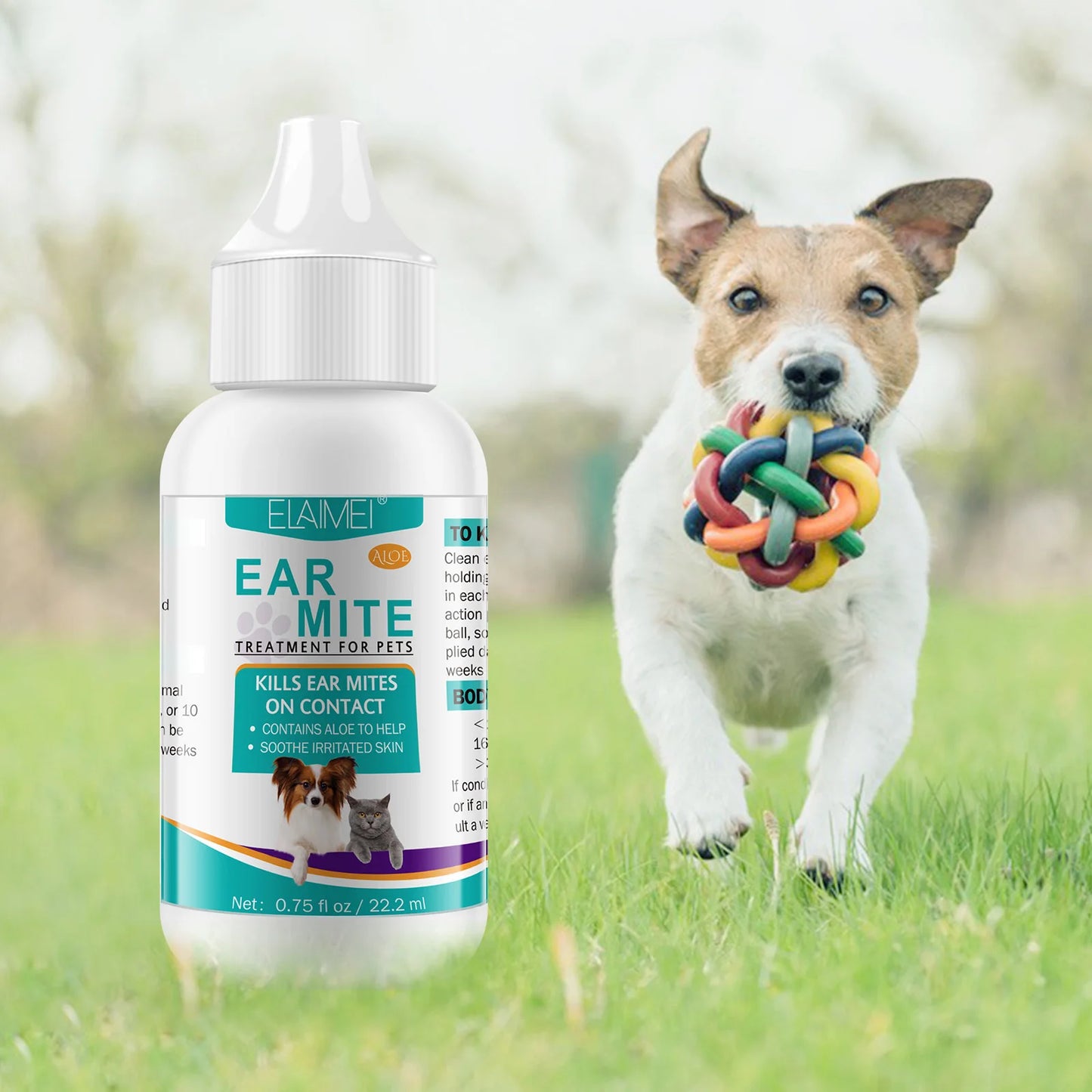 Aloe Ear Mite Treatment for Pets Medicine