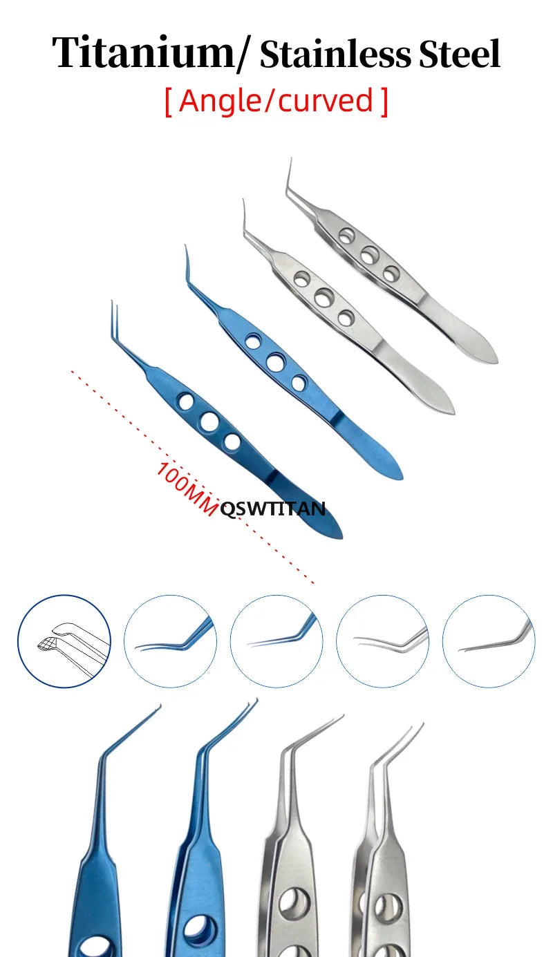 New Utrata Style Capsulorhexis Forceps Ophthalmic Surgical tools Pet Veterinary surgical instruments