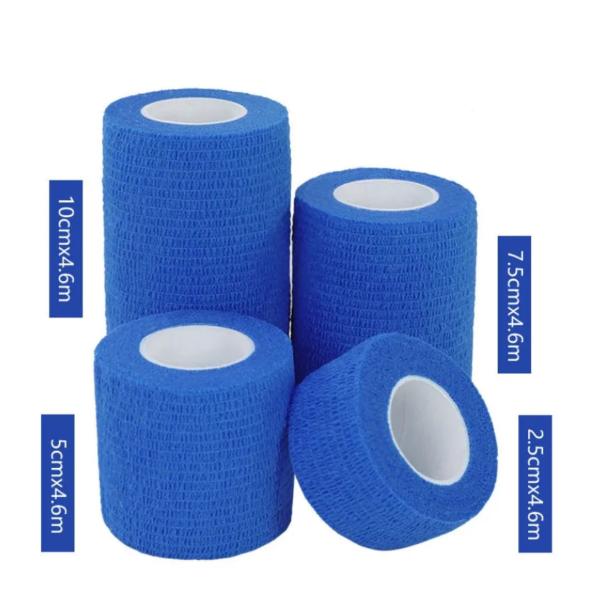 1Pcs Waterproof Medical Therapy Self Adhesive Bandage Muscle Tape Finger Joints Wrap First Aid Kit Pet Elastic Bandage 2.5-10cm