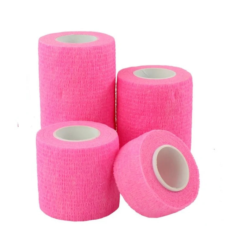 1Pcs Waterproof Medical Therapy Self Adhesive Bandage Muscle Tape Finger Joints Wrap First Aid Kit Pet Elastic Bandage 2.5-10cm