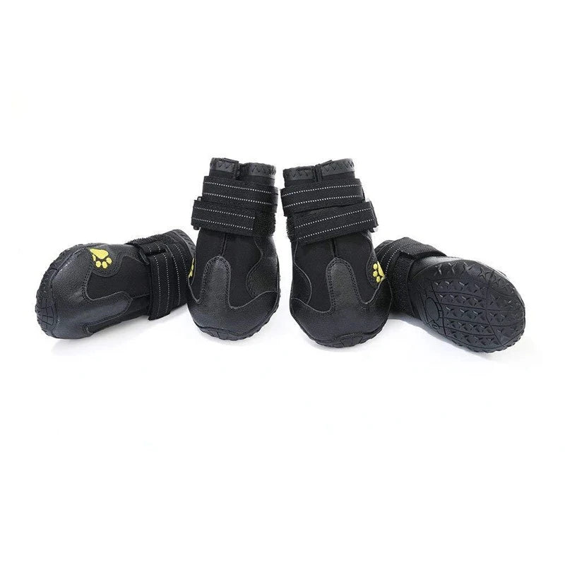 Waterproof Dog Boots Warm Snow 4pcs/set