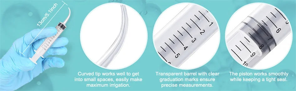 12ml Pet Feeding Syringes with Measurement for Small Dogs or Cats