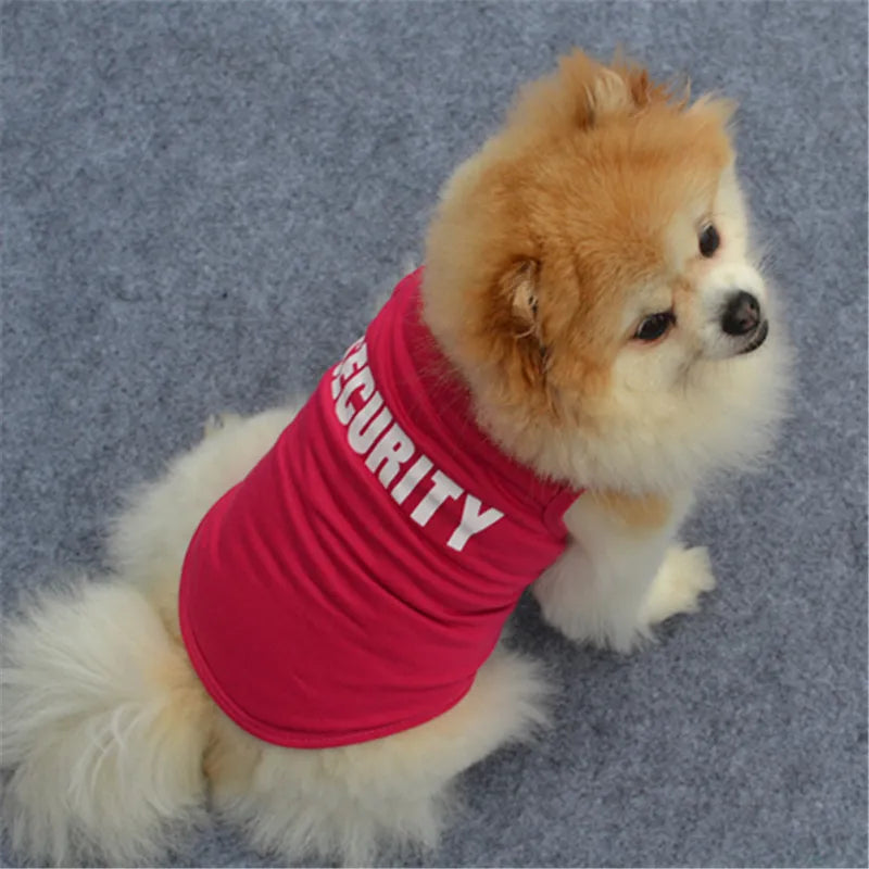 Security Clothing for Dogs Summer Pet Clothes