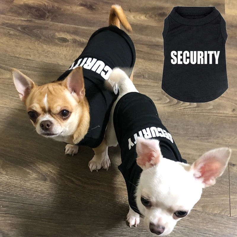 Security Clothing for Dogs Summer Pet Clothes