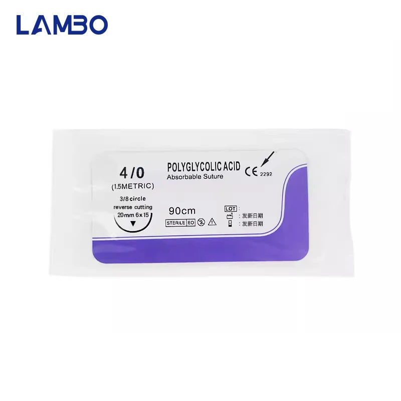 Absorbable Suture Thread with Needle