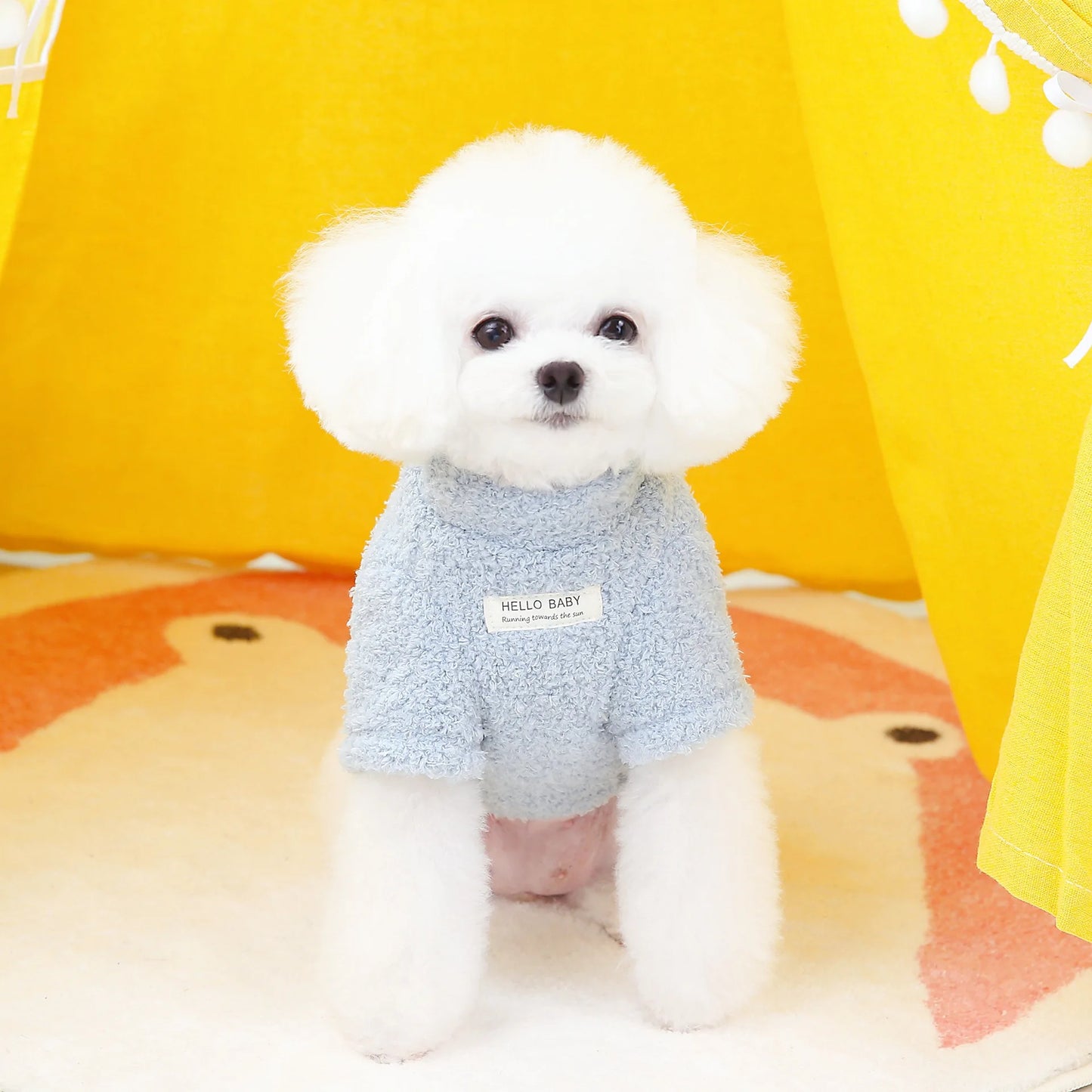 Winter Dogs and Cats Sweater Warm Plush