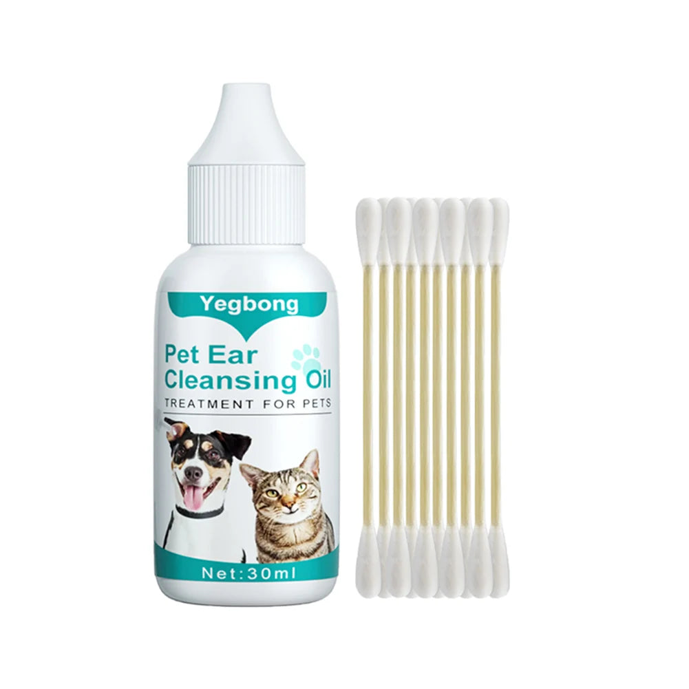 30ml Dog Ear Cleaning Remove Mites Dog