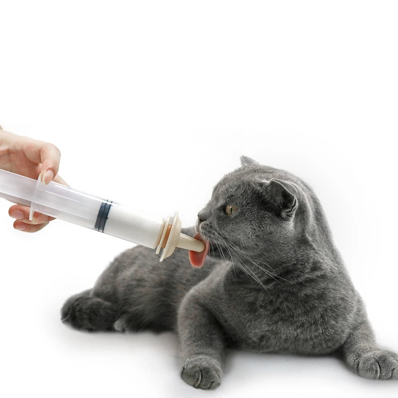 Pet Feeding Oral Syringe Dog Cat Feeding Pacifier Newborn Pet