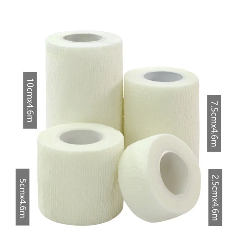 1Pcs Waterproof Medical Therapy Self Adhesive Bandage Muscle Tape Finger Joints Wrap First Aid Kit Pet Elastic Bandage 2.5-10cm