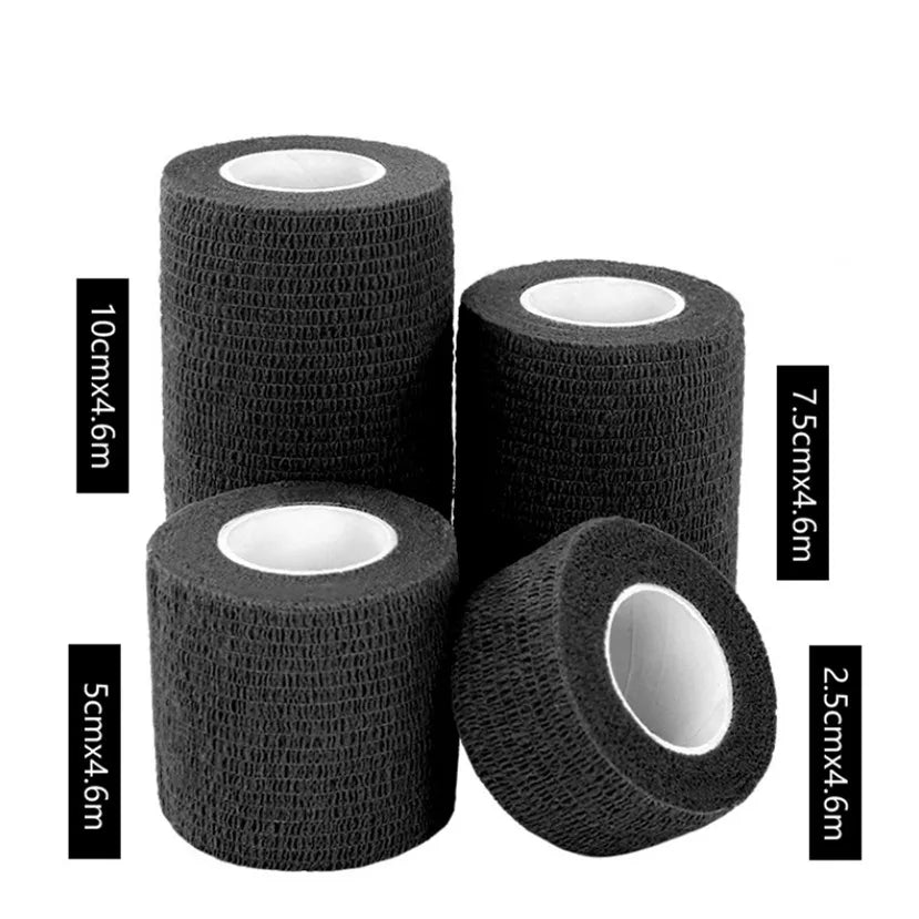 1Pcs Waterproof Medical Therapy Self Adhesive Bandage Muscle Tape Finger Joints Wrap First Aid Kit Pet Elastic Bandage 2.5-10cm