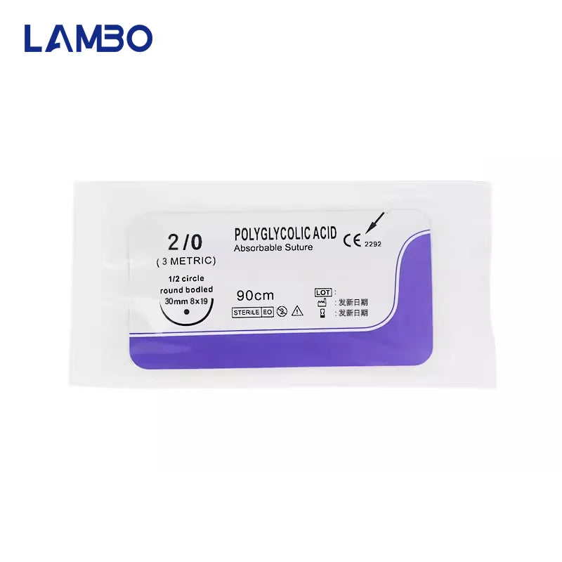 Absorbable Suture Thread with Needle