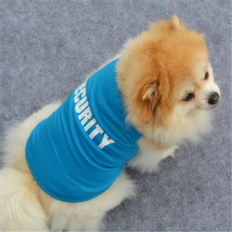 Security Clothing for Dogs Summer Pet Clothes