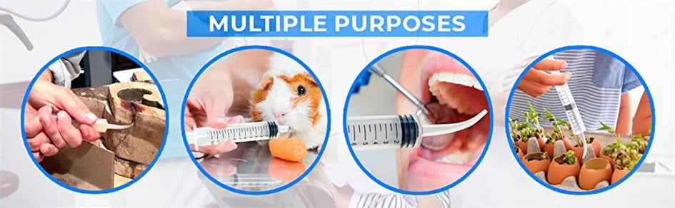 12ml Pet Feeding Syringes with Measurement for Small Dogs or Cats